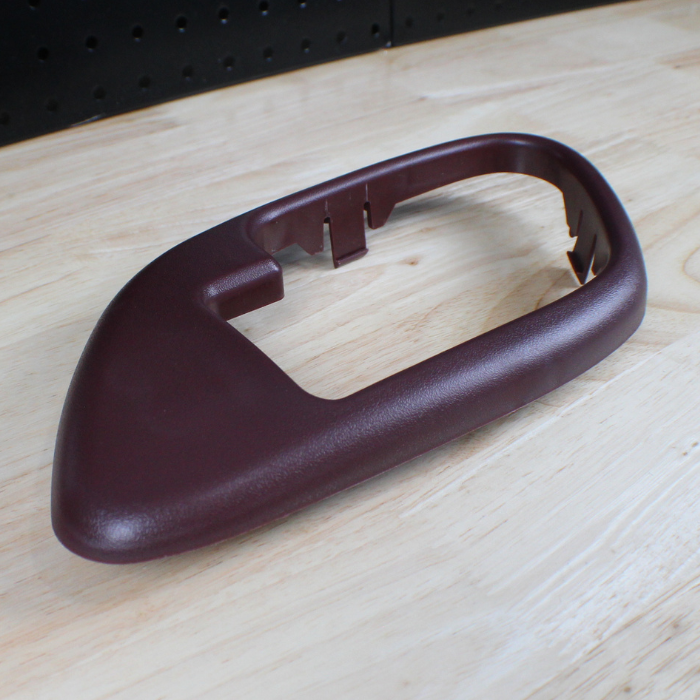 1995-1998 OBS Chevy/GMC Truck Red Interior Door Handle Trim Bezel - RH